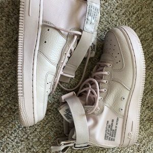 Rose pink special forces AF1s